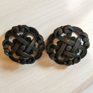 Brass Intricate Cabinet Knobs 2 pieces